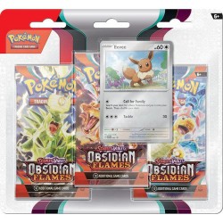 POKEMON TCG: SCARLET AND VIOLET-OBSIDIAN FLAMES 3 PACK BOOSTER DISPLAY