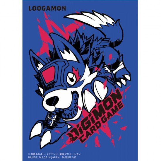 Digimon Card Game Official 2023 Sleeves Loogamon