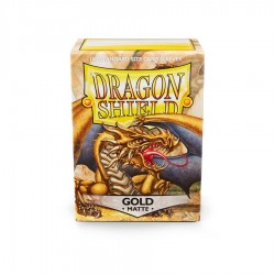 Dragon Shield Sleeves: Standard- Matte Gold