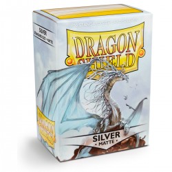 Dragon Shield Sleeves: Standard- Matte Silver