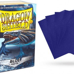 Dragon Shield Sleeves: Standard- Matte Blue