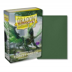 Dragon Shield Sleeves: Japanese- Matte Forest Green (60 ct.)
